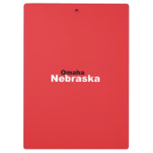 Porte-bloc Omaha, Porte - bloc du Nebraska (Dos)