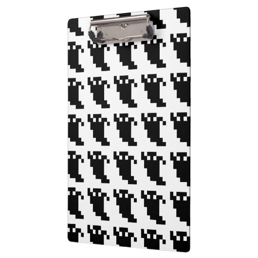 Porte-bloc Ombre fantôme de 8 bits Pixel (Gauche)