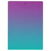 Porte-bloc "Ombre pourpre et turquoise" (Dos)