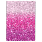 Porte-bloc Ombre rose scintillant (Dos)