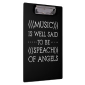 Porte-bloc On Dit Que La Musique Est D'Angles (Swatch)