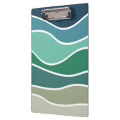 Porte-bloc Ondes océaniques colorées (Gauche)