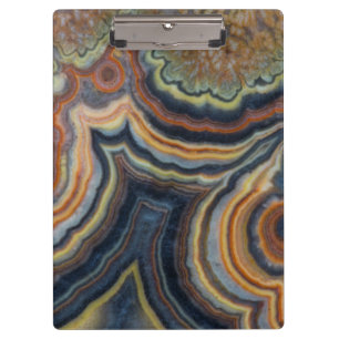 Porte-bloc Onyx à tube fleuri