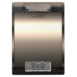 Porte-bloc Or Bronze Éclat Élégant Chic Luxe Personnalisé