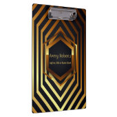 Porte-bloc Or noir élégant Elegant Professional géométrique (Swatch)