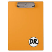 Porte-bloc Orange DR. Logo Phone case (Devant)