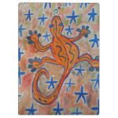 Porte-bloc Orange Gecko (Dos)