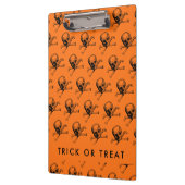 Porte-bloc Orange Halloween Trou ou traitement (Gauche)