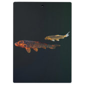 Porte-bloc Orange Koi et Gold Koi (Dos)