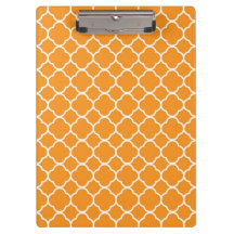 Orange Quatrefoil Prépa