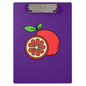 Porte-bloc Orange rouge (Devant)