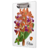 Porte-bloc Orange violet orchidée Porte - bloc (Gauche)