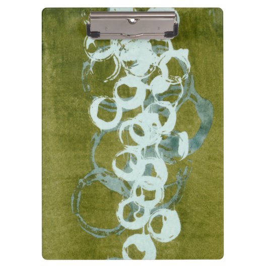 Porte-bloc Orbes vertes I (Devant)