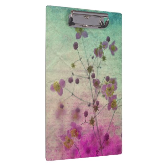 Porte-bloc Orchidée turquoise et violet écriture de script de (Swatch)