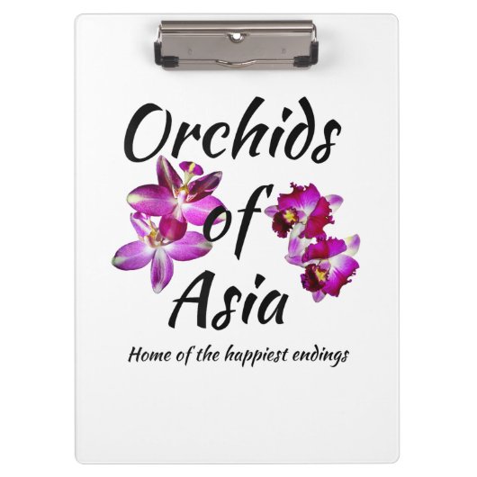 Porte-bloc Orchidées d'Asie (Devant)