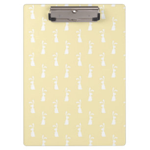 Porte-bloc Oreilles de lapin blanc Joyeuses Pâques Saison Pri