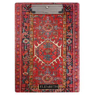 Porte-bloc Oriental Perse , Motif Turc , Rouge - Nom