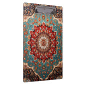 Porte-bloc Oriental Retro Motif Perse Rouge Crème Bleu (Swatch)