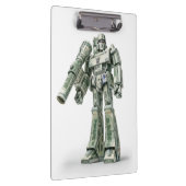 Porte-bloc Origami Méga Tron Robot en argent (Swatch)