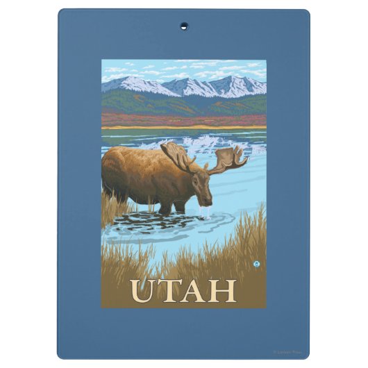 Porte-bloc Orignaux DrinkingUtah (Dos)