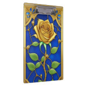 Porte-bloc Ornement Rose Doré Artwork (Swatch)