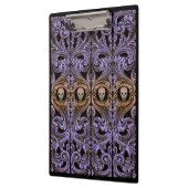 Porte-bloc Ornement Violet Gothique Avec Crâne (Gauche)