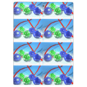 Porte-bloc Ornements de Noël (Dos)