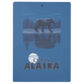 Porte-bloc Ours dans le clair de lune - cari, Alaska (Dos)