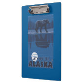 Porte-bloc Ours dans le clair de lune - Latouche, Alaska (Gauche)