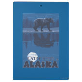 Porte-bloc Ours dans le clair de lune - Latouche, Alaska (Dos)