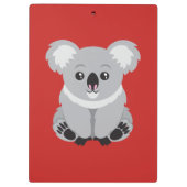 Porte-bloc Ours de koala d'amour (Dos)