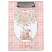 Porte-bloc Ours en peluche mignon (Devant)