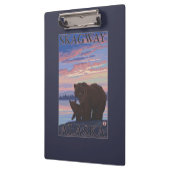 Porte-bloc Ours et CUB - Skagway, Alaska (Gauche)