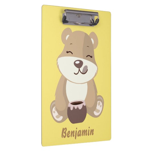 Porte-bloc Ours manger du miel (Swatch)