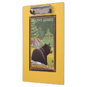 Porte-bloc Ours noir dans la forêt - bâti Adams, Washington (Gauche)