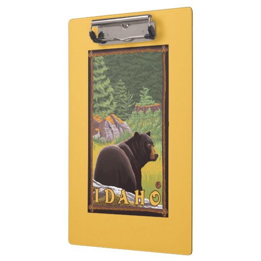 Porte-bloc Ours noir dans la forêt - Idaho (Gauche)