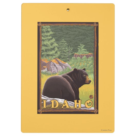 Porte-bloc Ours noir dans la forêt - Idaho (Dos)