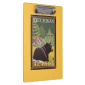 Porte-bloc Ours noir dans la forêt - Ketchikan, Alaska (Swatch)