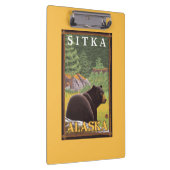 Porte-bloc Ours noir dans la forêt - Sitka, Alaska (Swatch)