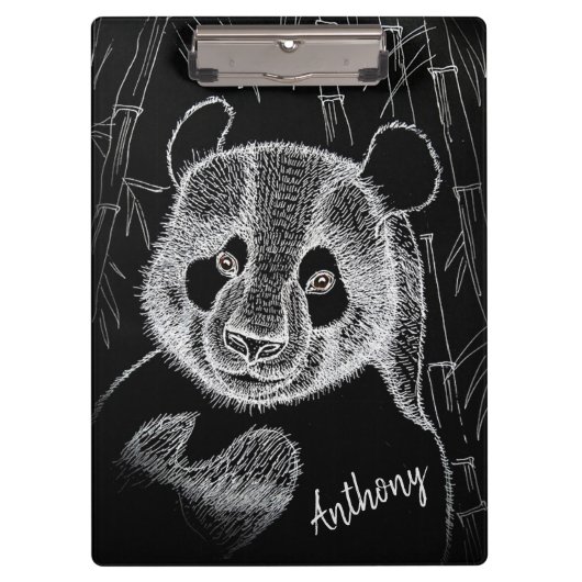 Porte-bloc Ours Panda (Devant)