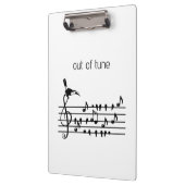 Porte-bloc Out of Tune, toucan rejoignant les oiseaux chanteu (Gauche)