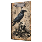 Porte-bloc Page Corbeau et Arcane crâne (Gauche)