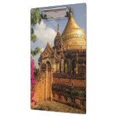 Porte-bloc Pagode Dhamma Yazaka à Bagan (Pagan), Myanmar (Gauche)