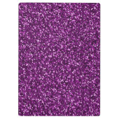 Porte-bloc Paillette Violet de Minuit (Dos)