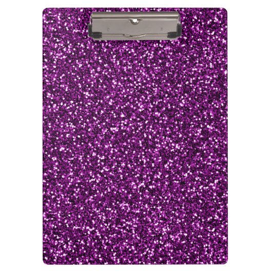 Porte-bloc Paillette Violet de Minuit (Devant)