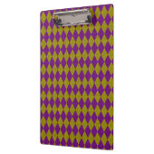 Porte-bloc Paillettes de diamant or et violet (Gauche)