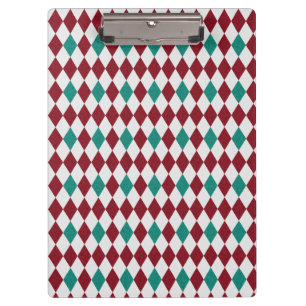 Porte-bloc Paillettes diamant rouges et bleues