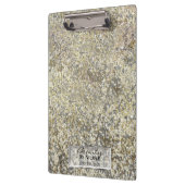 Porte-bloc Paillettes dorées Craquelé Moderne Chic Brillant G (Gauche)