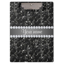 Paillettes et diamants noirs de Faux