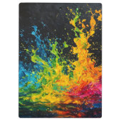 Porte-bloc Paint coloré (Dos)